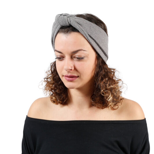 Haarband merino sand